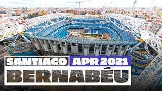 ادامه روند بازسازی سانتیاگو برنابئو در آپریل 2021