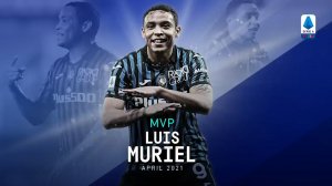 لوئیز موریل برترین بازیکن سری آ در ماه آپریل 2021