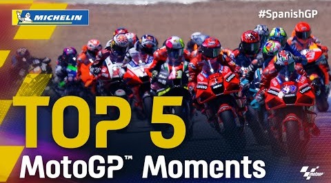 5 لحظه برتر رقابتهای Moto gp در اسپانیا