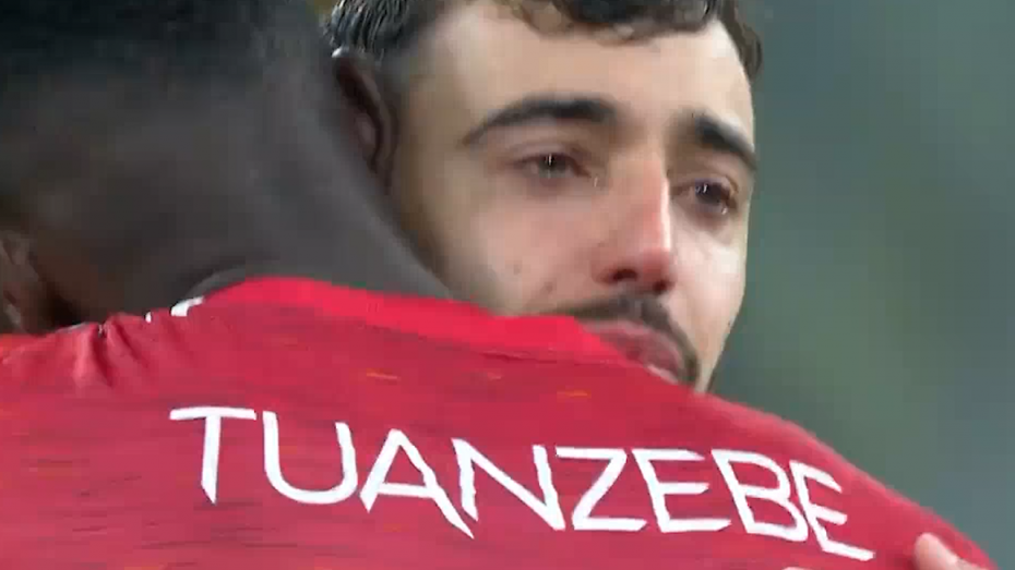 اشک های برونو فرناندز پس از شکست در فینال