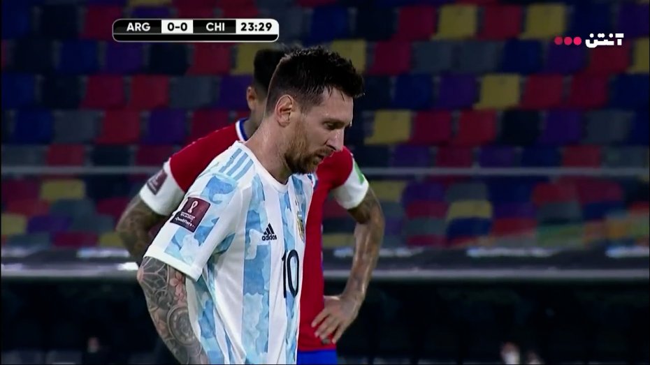 گل اول آرژانتین به شیلی توسط لیونل مسی