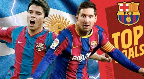 گلهای برتر بازیکنان آرژانتینی برای بارسلونا