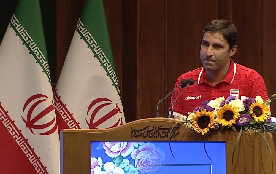  صحبت های وحید هاشمیان در مراسم تجلیل از تیم ملی فوتبال ایران 