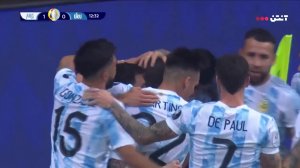 گل اول آرژانتین به اروگوئه (گونزالو رودریگز)