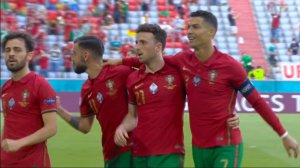 گل اول پرتغال به آلمان توسط کریستیانو رونالدو