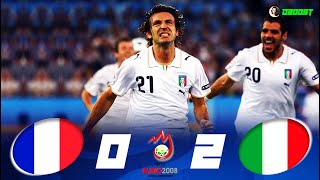 بازی خاطره انگیز ایتالیا - فرانسه