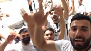 جشن فجری‌ها پس از صدرنشینی در لیگ دسته اول