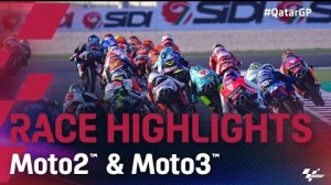برترین لحظات Moto2 و Moto3 در قطر