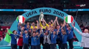 مراسم کامل اهدای جام یورو 2020