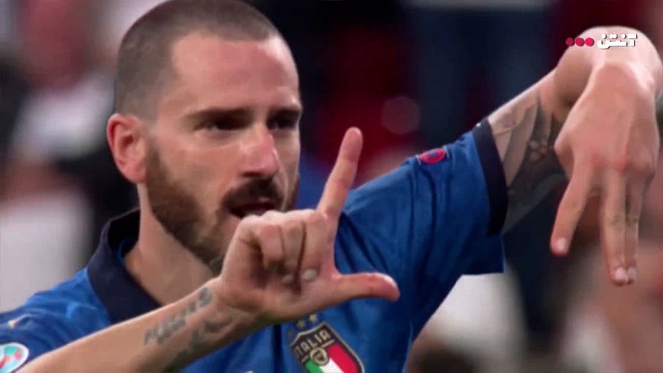 گل اول ایتالیا به انگلیس (بونوچی)