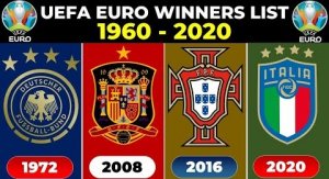 قهرمانان مسابقات یورو از سال 1960 تا 2020
