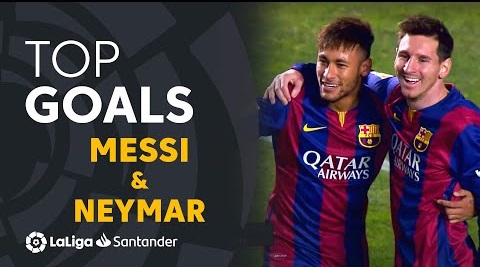 25 گل برتر زوج موفق مسی و نیمار در بارسلونا