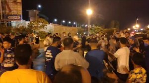 حضور هواداران استقلال در هتل اقامت در بابلسر