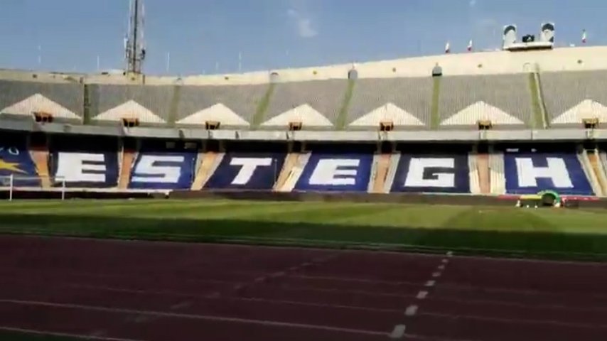 حال و هوای استادیوم آزادی قبل از دیدار استقلال - سپاهان