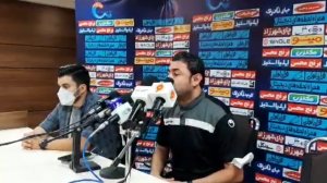کنفرانس خبری فاضلی پس از دیدار با فولاد
