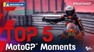 5 لحظه برتر رقابتهای Motogp در اتریش 2021