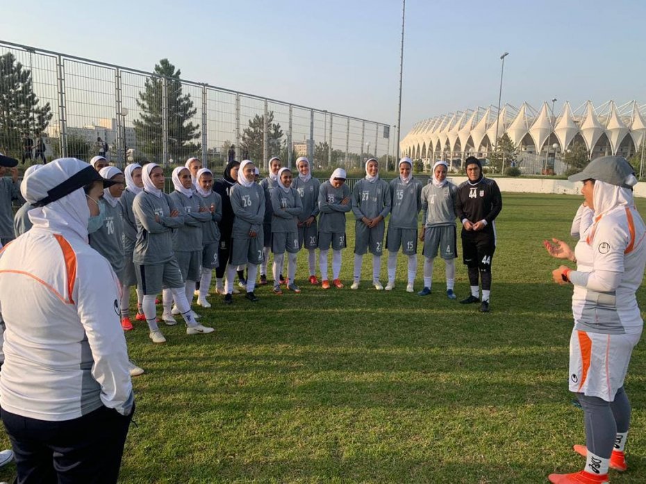 نخستین تمرین تیم ملی بانوان در تاشکند