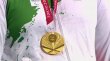 مراسم اهدا مدال طلا به تیم والیبال نشسته ایران