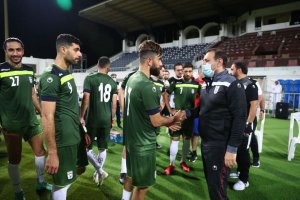 تمرینات تیم ملی فوتبال در دوبی
