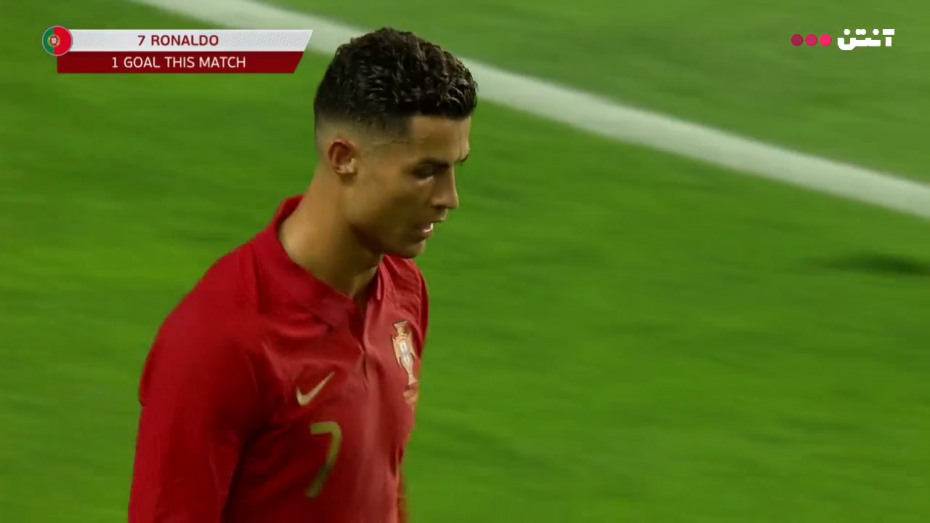 گل اول پرتغال به قطر توسط کریستیانو رونالدو
