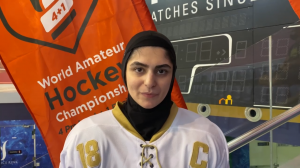 دختران هاکی روی یخ ایران بعد از برد تاریخی