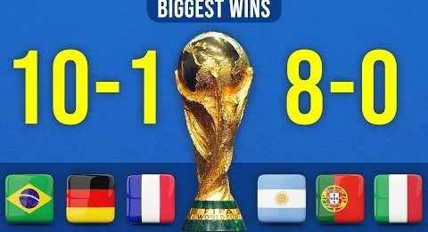 تاریخی ترین بردهای تمام ادوار جام جهانی