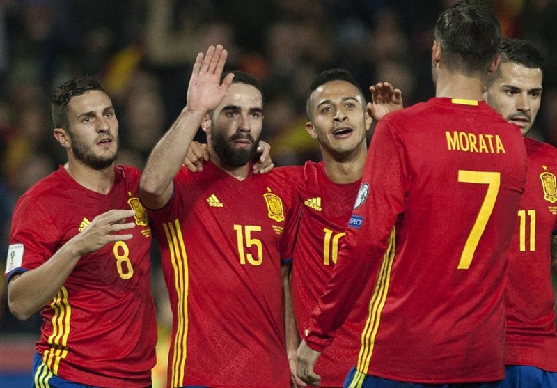 گل های اسپانیا در مسیر صعود به جام جهانی