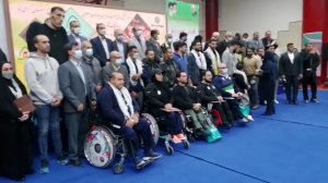 مراسم تجلیل از مدال آوران فدراسیون جانبازان و معلولین