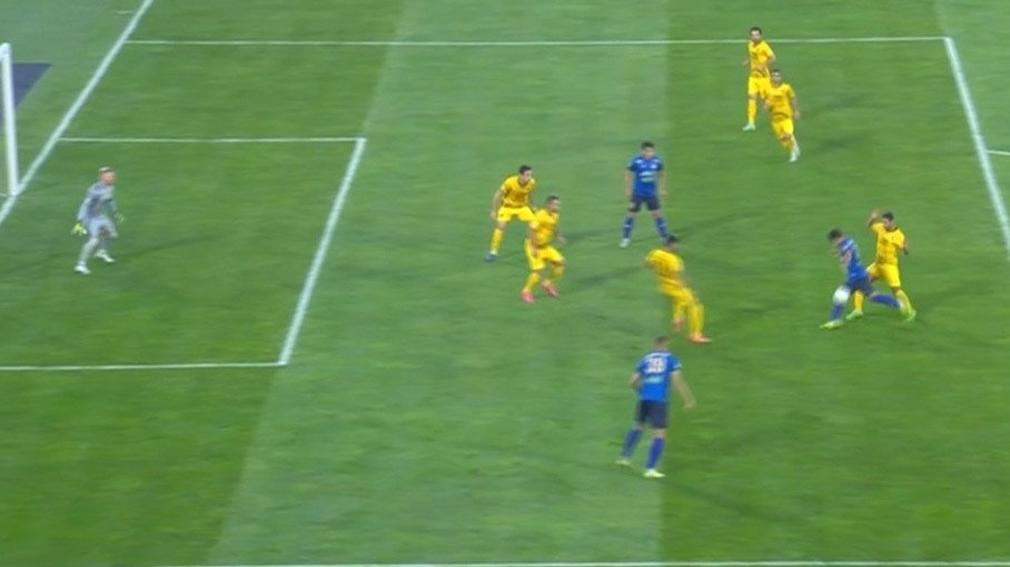 گل اول استقلال به سپاهان توسط جعفر سلمانی | ویدیو ورزش سه