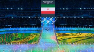 ورود کاروان ایران به مراسم المپیک زمستانی 2022 پکن