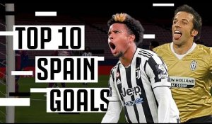 10 گل برتر تیم یوونتوس در اسپانیا