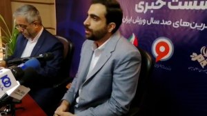 صحبت های معتضدی در حاشیه جشنواره بهترین های صد سال ورزش ایران