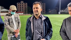 بازدید محمودزاده از ورزشگاه وحدت شهرداری آستارا
