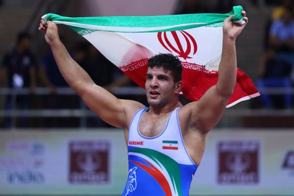 قهرمانی تیم ملی کشتی آزاد ایران در مسابقات آسیایی