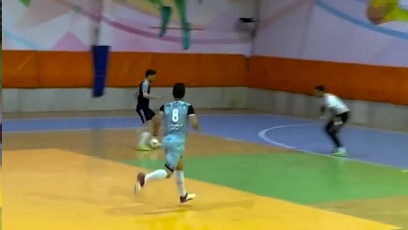 گل استثنایی در فوتسال در مشهد