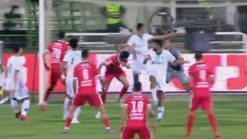 گل دوم پرسپولیس به پیکان توسط علی نعمتی