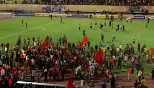 جشن صعود مس کرمان به لیگ برتر با هواداران