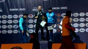 مدال طلا بر گردن امیرحسین زارع در مسابقات آلماتی