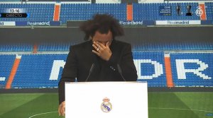 اشکهای مارسلو در مراسم خداحافظی با رئال مادرید