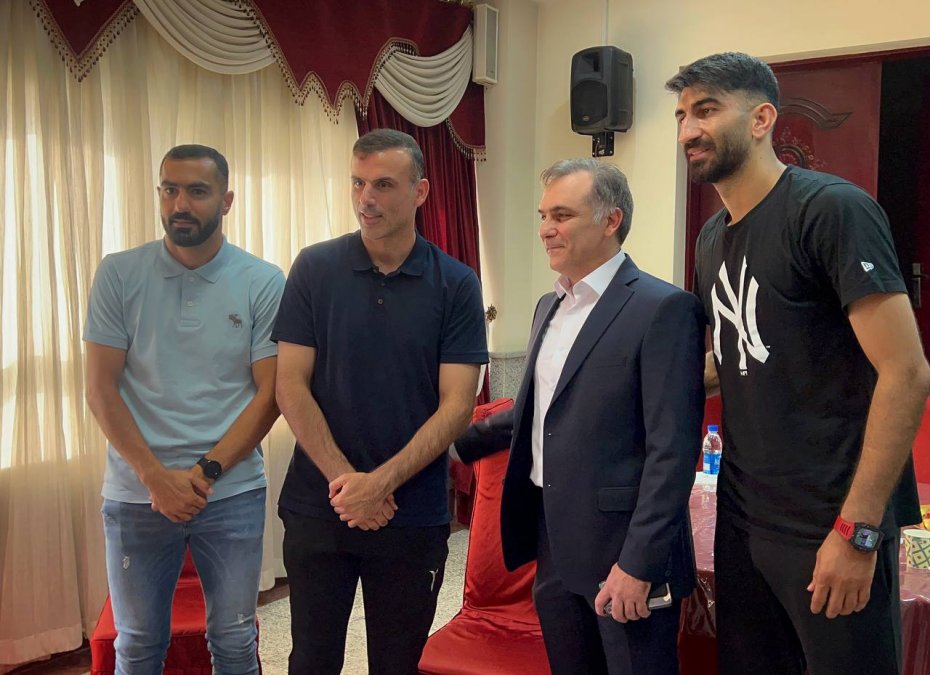 خوش و بش ماجدی با بیرانوند و سیدجلال حسینی