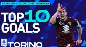 10 گل برتر تورینو در فصل 22-2021 سری آ ایتالیا