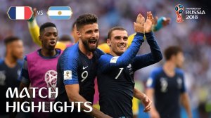 بازی خاطره انگیز آرژانتین و فرانسه در جام جهانی 2018