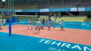 تمرین تیم ملی نوجوانان والیبال پیش از مسابقات قهرمانی آسیا