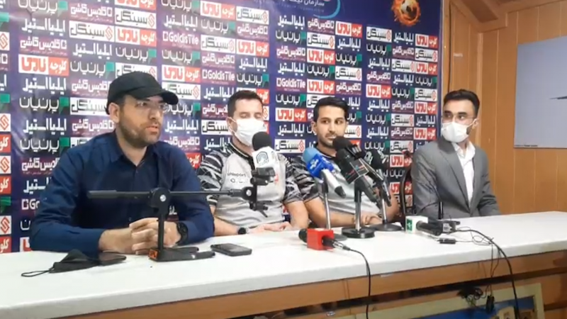 ترک نشست خبری بعد از بازی توسط کادرفنی پرسپولیس