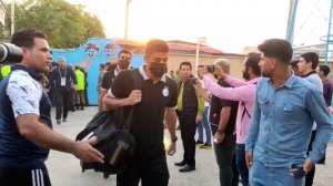 ورود بازیکنان استقلال به ورزشگاه شهید محمدی