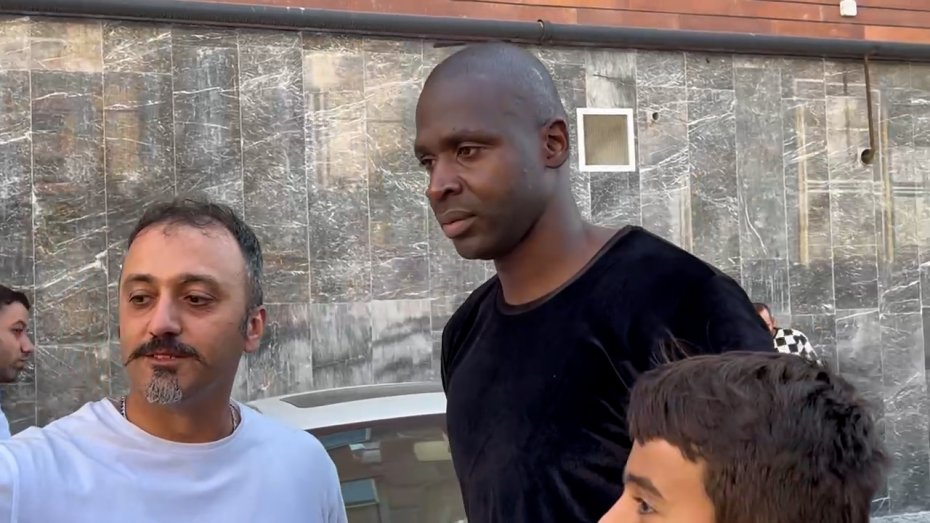 اولین حضور شیخ دیاباته در محل تمرین پرسپوليس