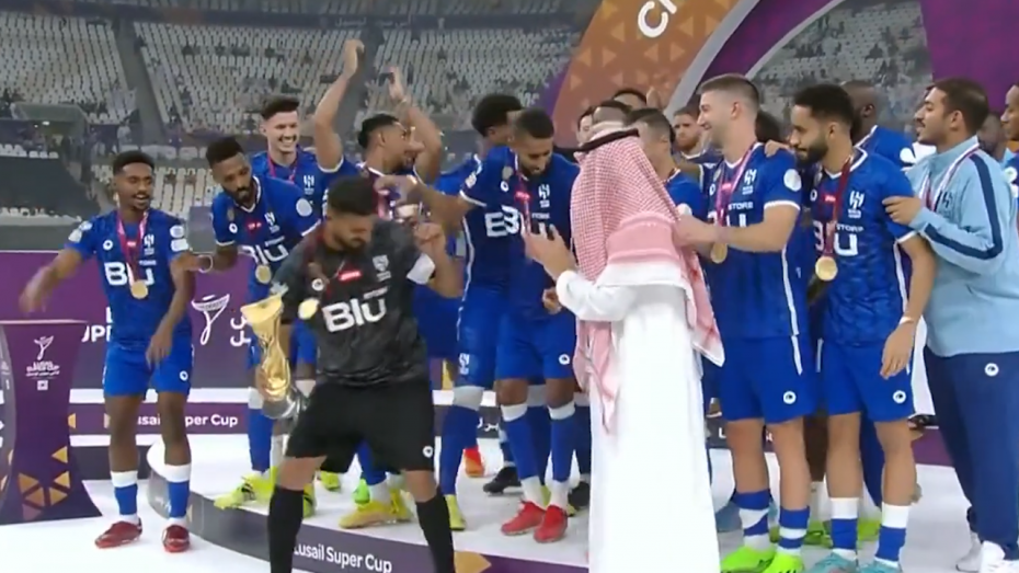 جشن قهرمانی الهلال عربستان در جام لوسیل کاپ