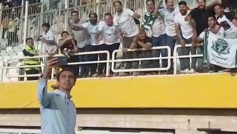 سلفی رحمتی با هواداران آلومینیوم اراک