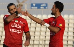 هتریک محمد عباس زاده مقابل نفت مسجدسلیمان