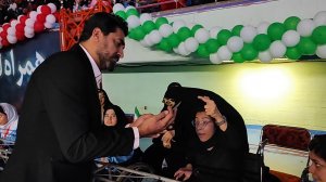 حضور محمدرضا علیمردانی در جمع معلولین کم توان